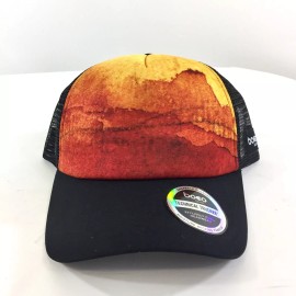 Boco Gear Unisex Red Foam Mesh Sweatband Technical Runner Trucker Hat