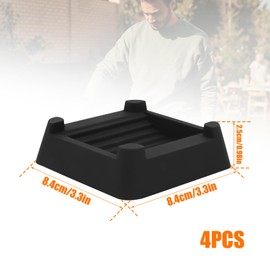 PEUTIER 4pcs Griddle Leveling Shims Kit for Blackstone, Silicone Grill Levelers for Most Grills Griddle Stand Accessories Keep Grills Level & Stable