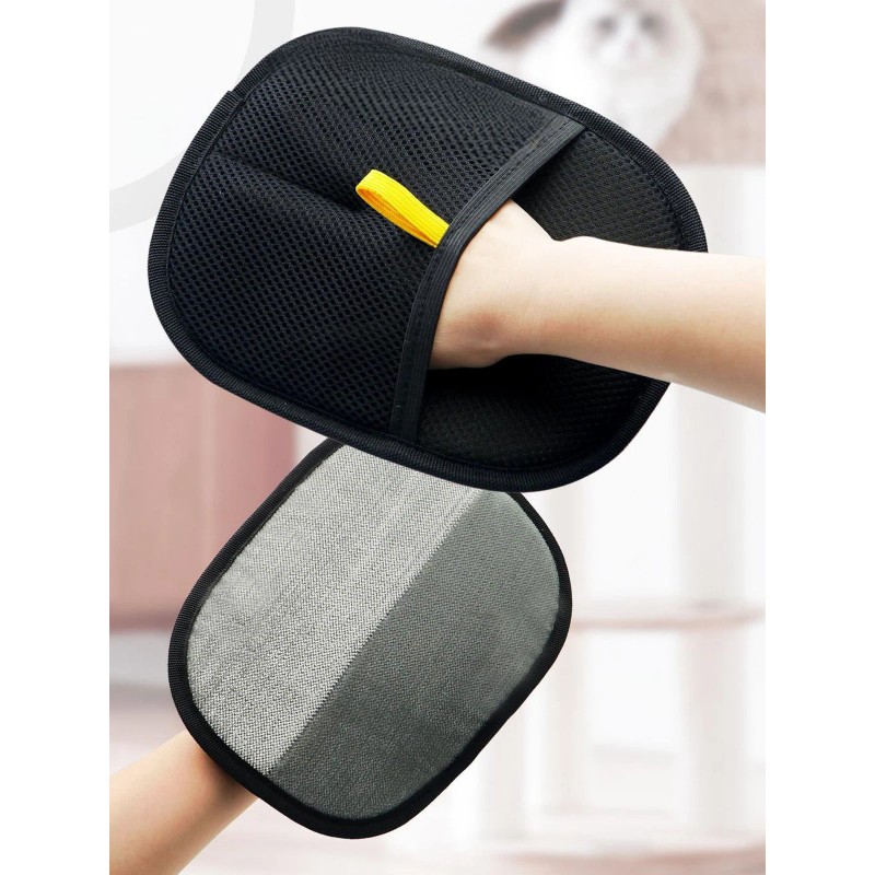 Static Removal Gloves for Pet Hair, Double-Sided Pet Grooming Gloves