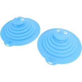 Estink Tapón de Silicona para Drenaje de Fregadero, Paquete de 2 Tapones de Bañera de Ajuste Universal con Ventosa, Cubierta a Prueba de Fugas para Fregadero de Cocina y Desagües de Bañera para Uso