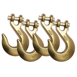 Mytee Products (4 Pack) 3/8" Clevis Slip Hook G70 Tow Chain Wrecker Truck Trailer Tie Down