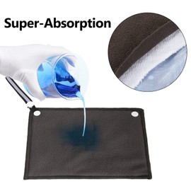 Teamoy 3Pcs Pee Cloth with Storage Bag, Reusable Pee Rag Hygienic Female Urination Solution for Camping, Hiking, Traveling, Rectangular