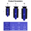 AQQA Magnetic Aquarium Fish Tank Glass Cleaner, Dual-Blades Algae Scraper