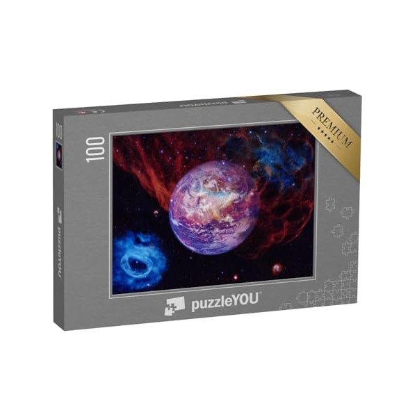 puzzleYOU: Puzzle 100 Pieces Planet Earth Science Fiction Wallpaper