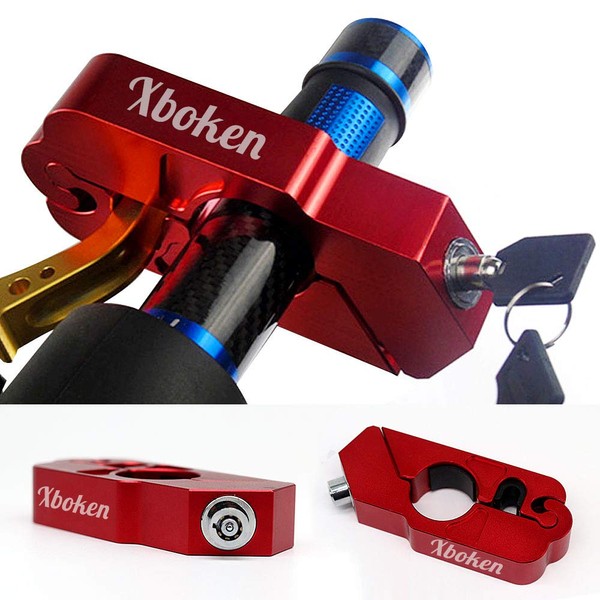 Xboken Motorcycle Lock,Heavy Duty Anti Theft Grip-Lock,Adjustable Security Locks for