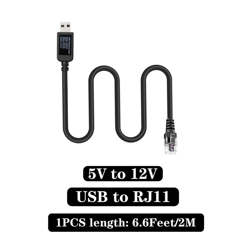 USB to RJ11 Radar Detector Power Cord Cable for Escort