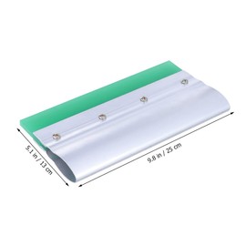 COHEALI Rubber Printing Squeegee Kit Wear Silk Screen Tool with Aluminum Handle for DIY Projects Comfortable Grip Durable Rubber Scraper Board Random Colors Random Color