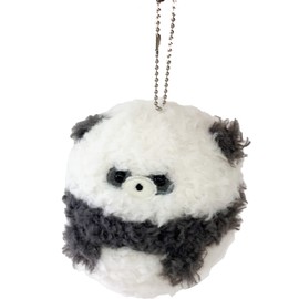 Stream Market TY015 Keychain, Panda, Mascot, Fluffy, Plush, Cute