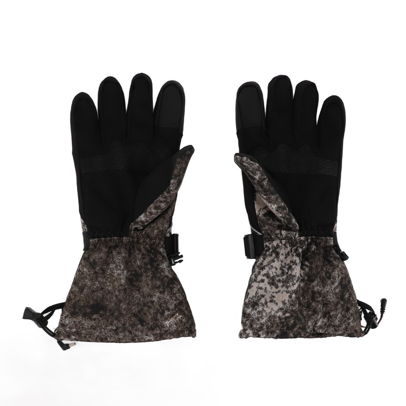 1Pair Heated Gloves DC Connection Battery Powered Touchscreen 3 Adjustable