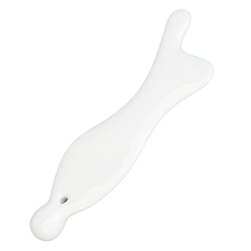 Facial Massager Gua Sha Tool Ceramic Reduce Puffiness Face Sculpting