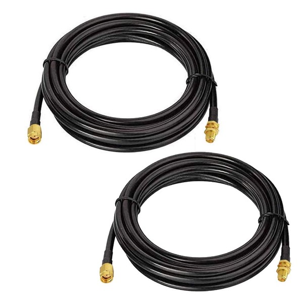 CORONIR 33ft WiFi Coaxial Extension Cable RP Male to RP