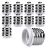 kwmobile 10x Lamp Socket Adapter Converter - E40 Socket to