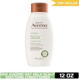 OGX Aveeno Scalp Soothing Oat Milk Blend Conditioner , Fresh, 12 Fl Oz