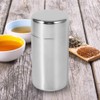 YUMILI Tea Tin Canister, Stainless Steel Tea Canister Home Kitchen