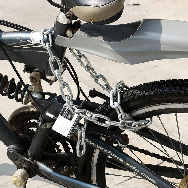 1.5m 6mm Motorcycle Bike Security Chain Lock