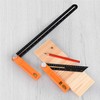 ANCLLO Horizontal Sliding T-Bevel Gaug Level Tool T-Bevel Ruler with