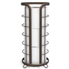 BROOKSTONE, Bronze Toilet Paper Holder, Freestanding Bathroom Tissue Organizer, Minimalistic