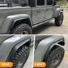 Front & Rear Fender Liner Fender Trim Extension Protector for
