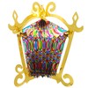 Christmas Concepts® 3D Multi Coloured Foil Christmas Lantern - Traditional