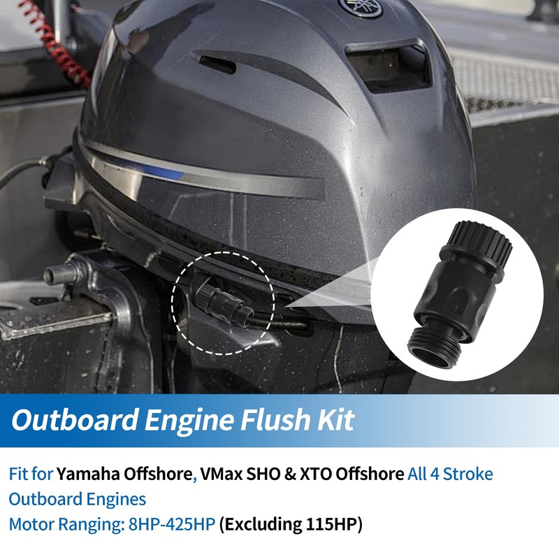 NBPLUS Outboard Engine Flush Kit for Yamaha Quick Connect Adapter,