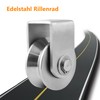 Stainless Steel Groove Wheel Heavy Duty Track Wheel Rigid Roller