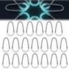 Glow in The Dark Zipper Pulls 20Pcs, Replacement Zipper Pulls,