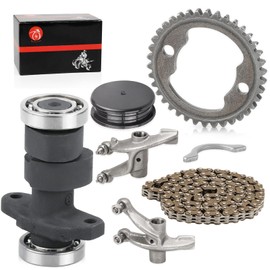 Camshaft & Rocker Arm & Cam Timing Chain Gear Kit for Honda TRX300EX TRX300X 1993-2009 FourTrax 250 TRX250X 1987-2002