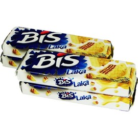 Bis Lacta Wafer Cookies (Chocolate Branco, 4 Pack)