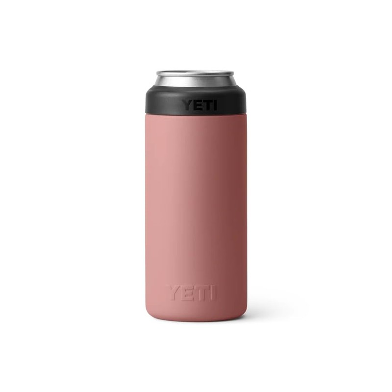 YETI Rambler Colster Slim, Stainless Steel Can Insulator, Sandstone Pink,