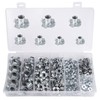 95pcs Zinc Plated Nuts with Claws T-Nuts 7 Size Assets: