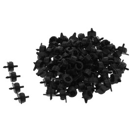 Yuecoom Drip Irrigation Emitter, Pack of 100 4L Pressure Balancing Drip Emitters Removable Irrigation Drip Nozzle for 4/7 Hose, Irrigation Dripper Sprinkler Irrigation Tool