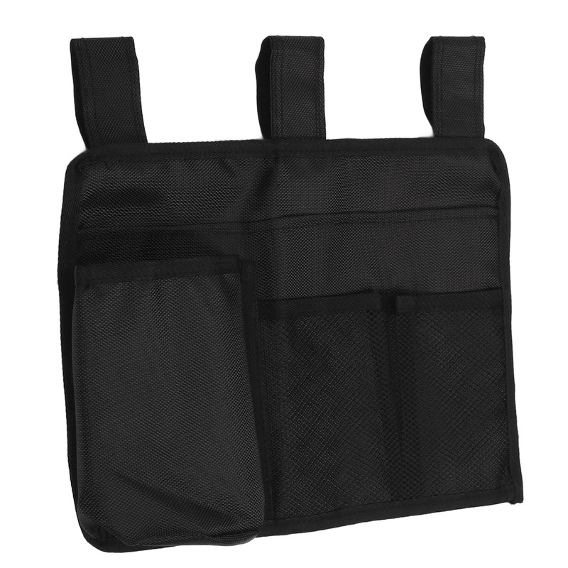 Bedside Storage Bag Nylon Bed Rail Hanging Organizer Pocket for