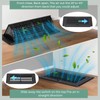 MMFSF Floor Vent Covers, 4x10 Adjustable Heat Air Vent Deflectors,