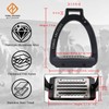 THREE ARCHERS Safety Stirrups Side Opening Design for English Saddle