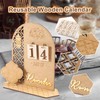 Ramadan Calendar Decoration, Delicate Wooden Ramadan Countdown Calendar for Eid