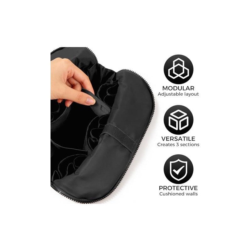 Makeup Brush Holder Travel, Compact Lightweight Accessory for Travel and