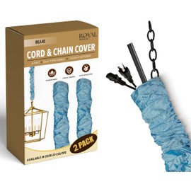 Royal Designs, Inc CC-31-BLU-2 Cord & Chain Covers, Pack of 2, Sky Blue, 2 Piece