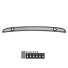 APS Compatible with Ram 1500 2019-2024 with Sensor Lower Bumper Stainless Steel Black Mesh Front Grill Grille Insert D75021K