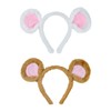2 Mouse Headbands, Cute Plush Headbands, Cosplay Headwear, Creative Animal