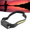 COB Headlight Smart Sensing USB Charging IPX4 Waterproof 5 Modes