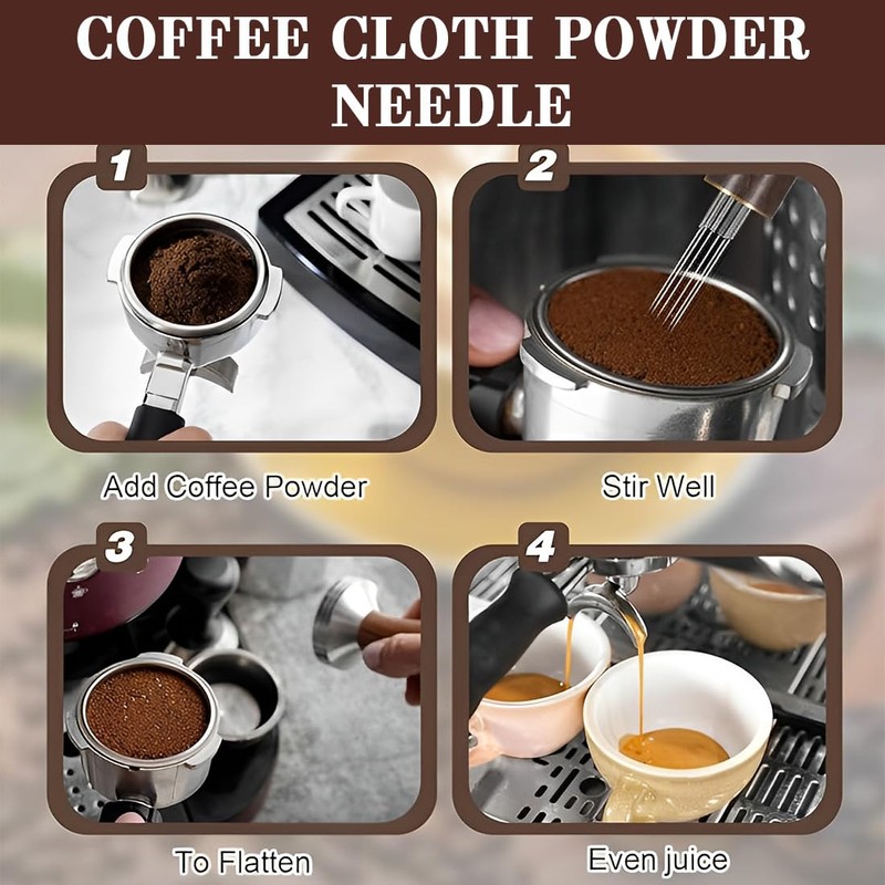 Coffee Distributor, Wdt Tool, Improved WDT Tool Espresso Distributor Tool
