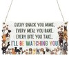 Second Ave Funny Dog Pet Snack Wooden Hanging Rectangle Home