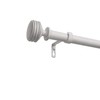 Exclusive Home Duke 1" Curtain Rod and Coordinating Finial Set,
