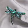 UJIMS Dragonfly Brooches for Women Crystal Rhinestones Dragonfly Themed Brooch