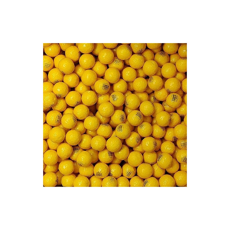 Candy Retailer 3/4 Inch Gumballs (Gold Rocks, 1 Lb)