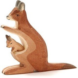 Ostheimer 2062 - Känguruh mit Kind, 2-teilig, 2 Teile