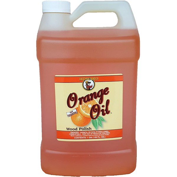 Howard Orange Oil Hardwood Floor Cleaner 128oz Gallon, Clean Kitchen Cabinets, Clean Wood Floors, Orange Oil Cleaner