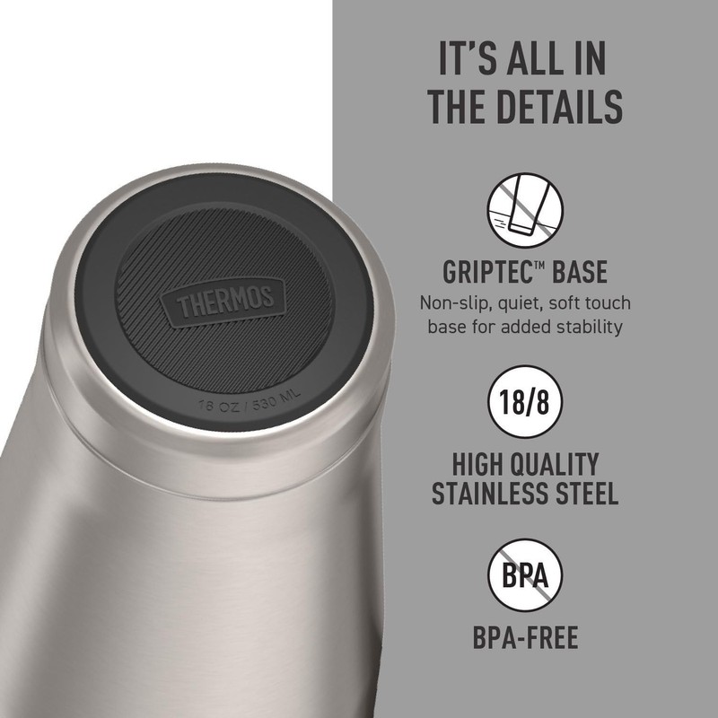 THERMOS ICON SERIES, vaso de acero inoxidable con bloqueo deslizante,