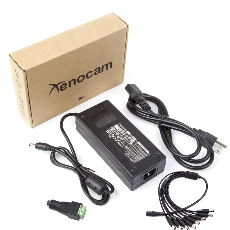 Xenocam 12V 10A 120W DC Power Supply with a 8