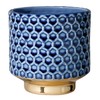 Bloomingville Ceramic Flower Pot Home - colorful Planter, Pot for